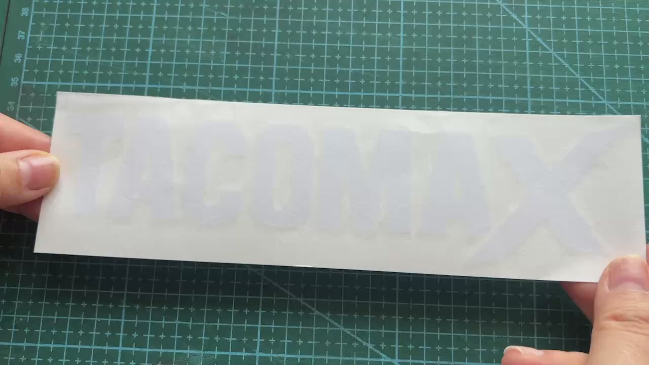 TacomaX 8" Decal